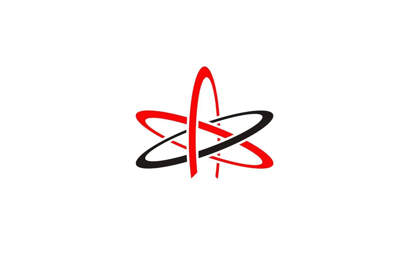 Photo wallpaper science, religion, faith, atom, atheism.