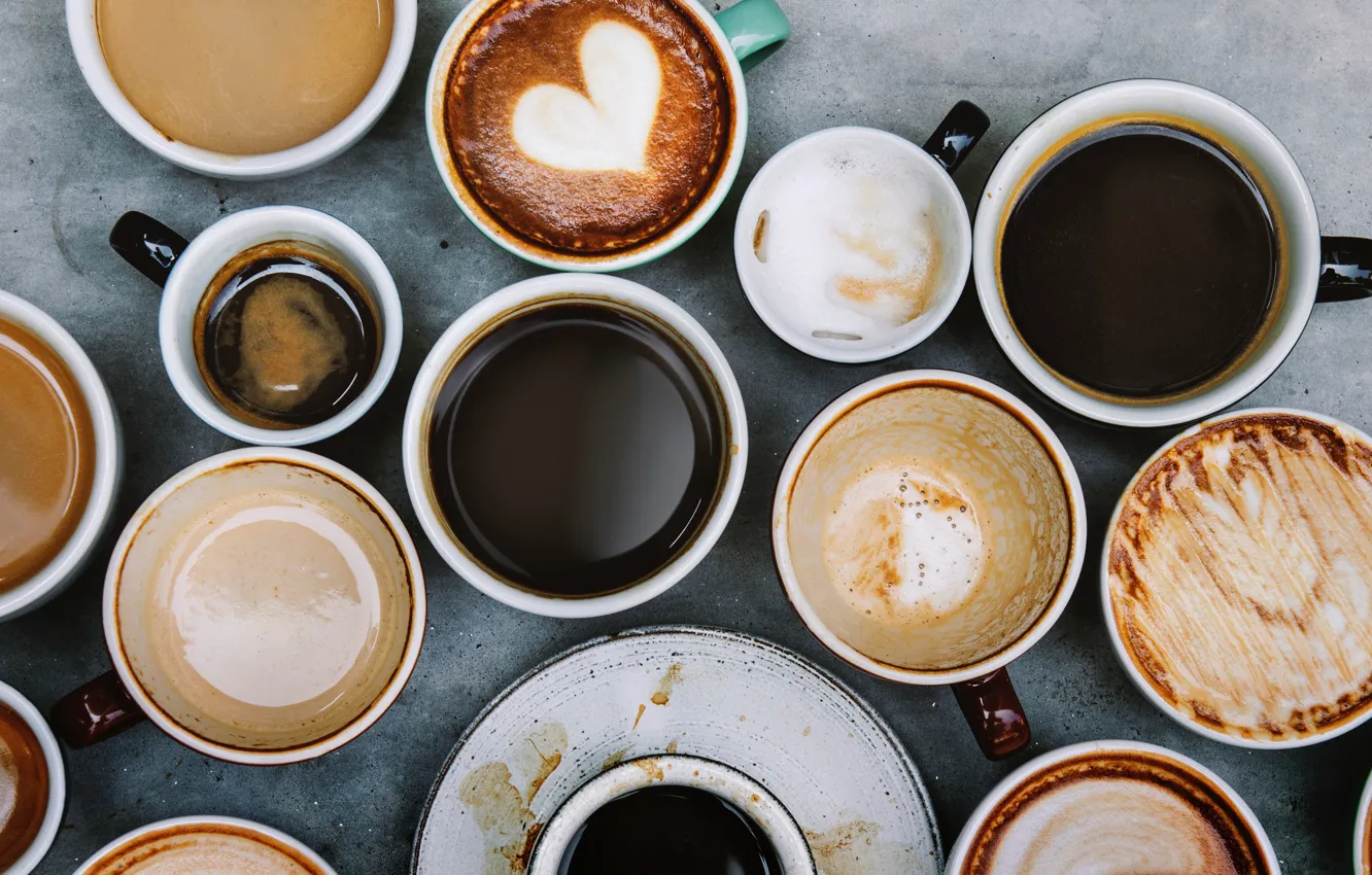 Photo wallpaper close-up, black, coffee, hot, chocolate, mug, hot, black