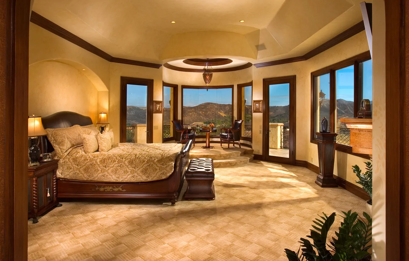 Photo wallpaper design, style, room, interior, bedroom