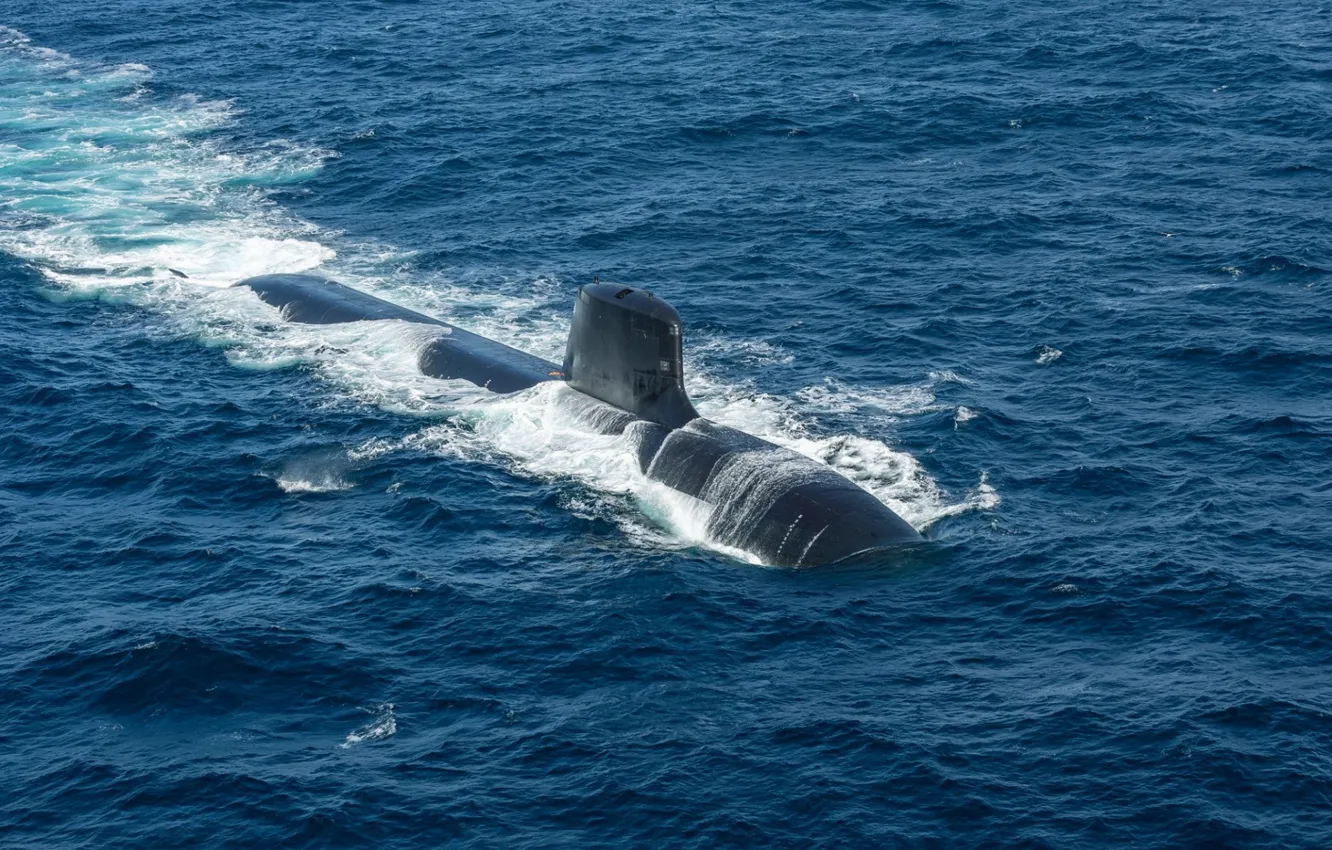 Photo wallpaper boat, France, underwater, atomic, Suffren