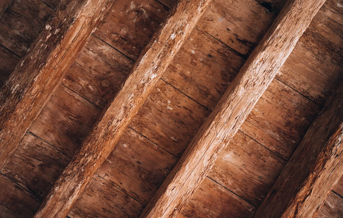 Photo wallpaper wood, ceiling, Beam