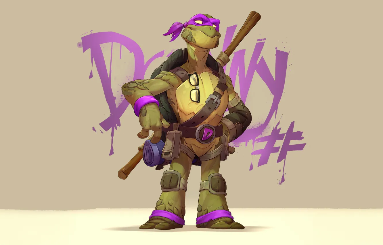 Photo wallpaper TMNT, Donatello, Teenage Mutant Ninja Turtles