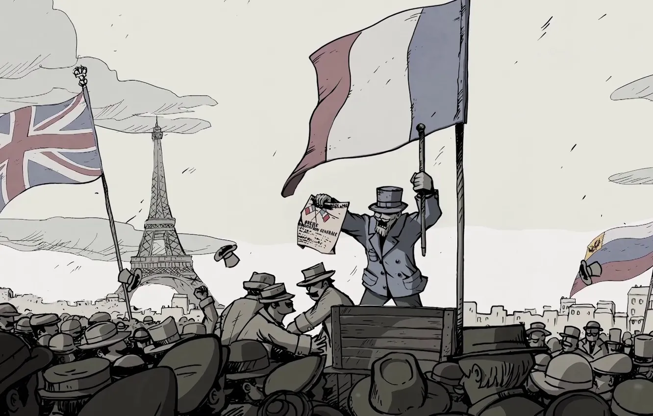 Photo wallpaper war, the game, Paris, Valiant Hearts: The Great War