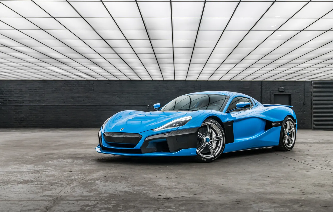 Photo wallpaper supercar, 2018, Rimac, electric car, C-Two, California Edition