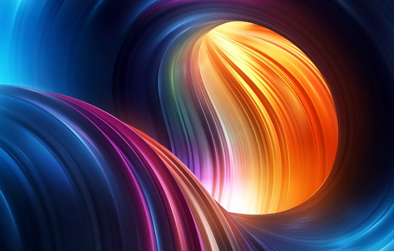 Photo wallpaper colors, colorful, Abstract, rendering, digital art, shape