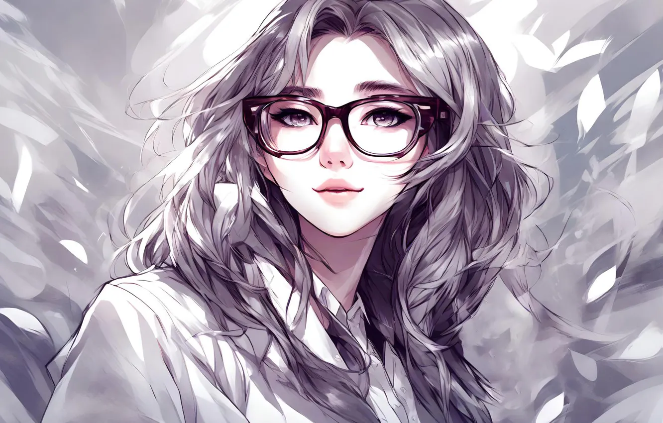 Photo wallpaper girl, anime, art