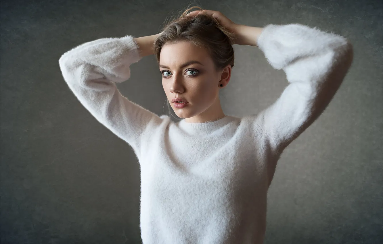 Photo wallpaper portrait, sponge, Kate, retouching, Dmitry Sn