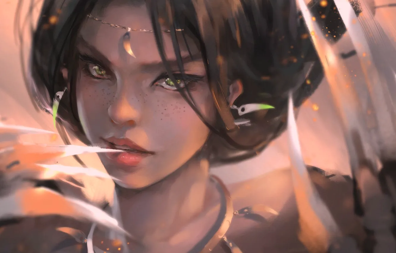 Photo wallpaper girl, fantasy, art