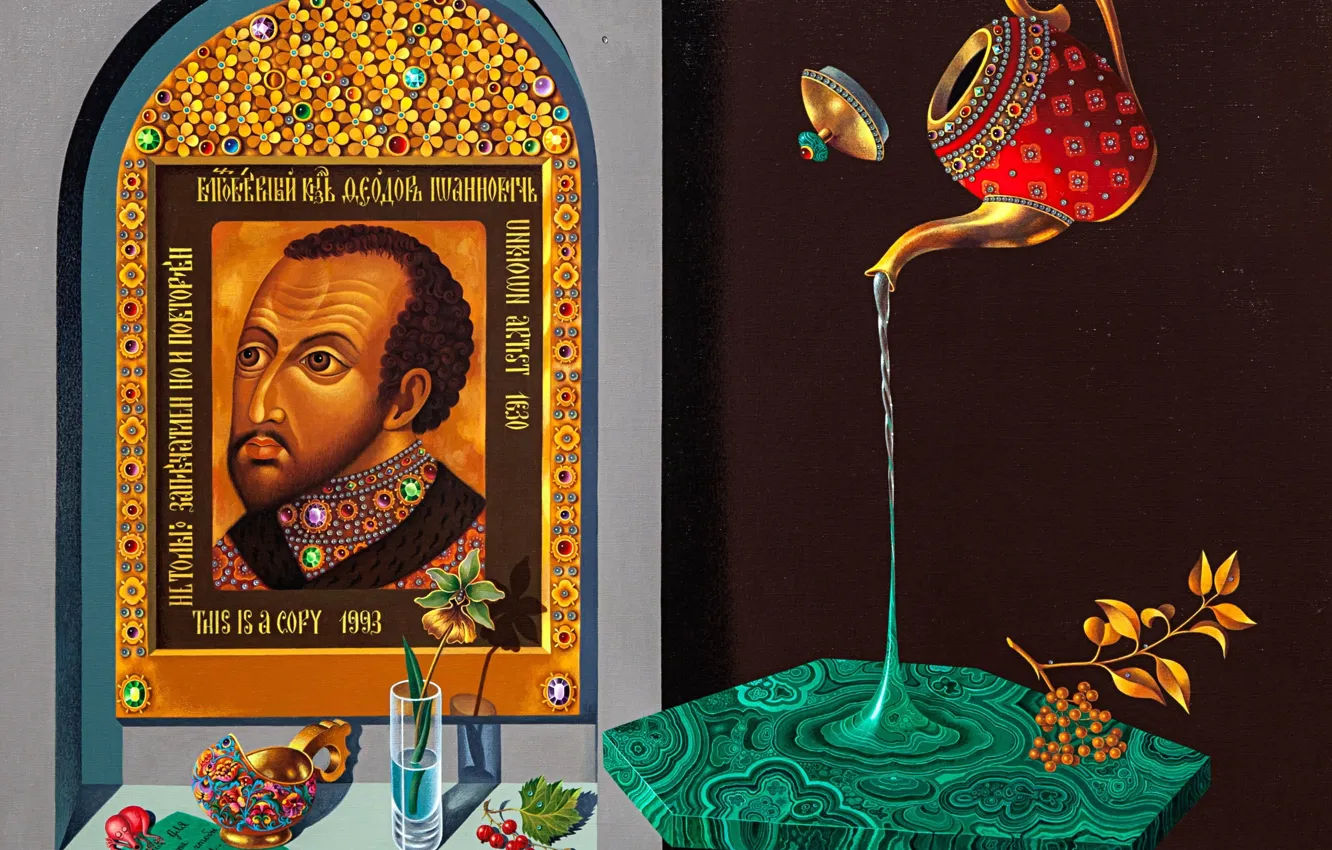 Photo wallpaper still life, painting, Igor Tulpanov