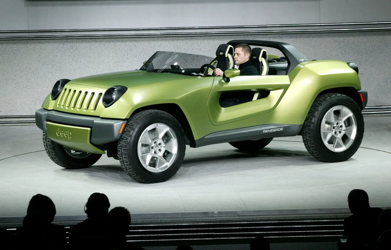 Photo wallpaper Jeep, Renegade, Cencept