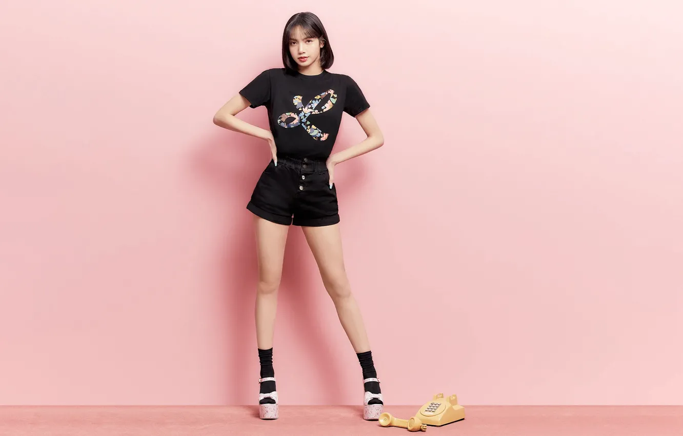 Photo wallpaper 2560x1440, Wallpaper for desktop, Kpop, 16:9, Blackpink, Lalisa Manoban, Fox Manoban, Lalisa Manoban