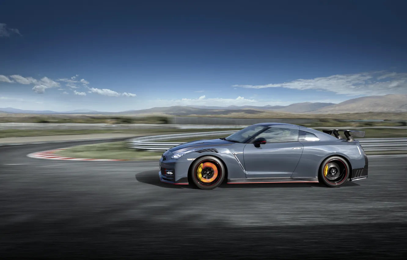 Photo wallpaper Nissan, GT-R, R35, drive, motion, 2023, Nissan GT-R Nismo Special Edition