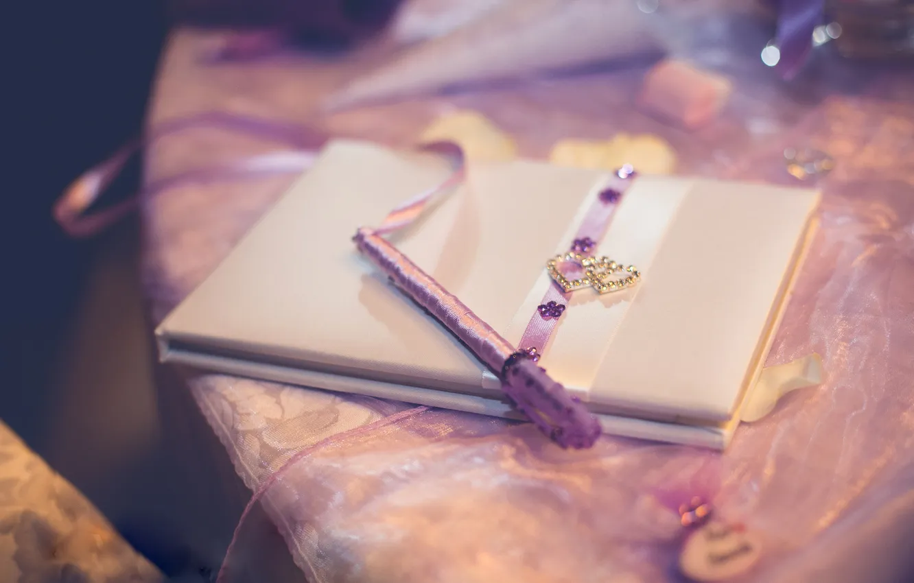 Photo wallpaper handle, tape, pink, notebook, diary