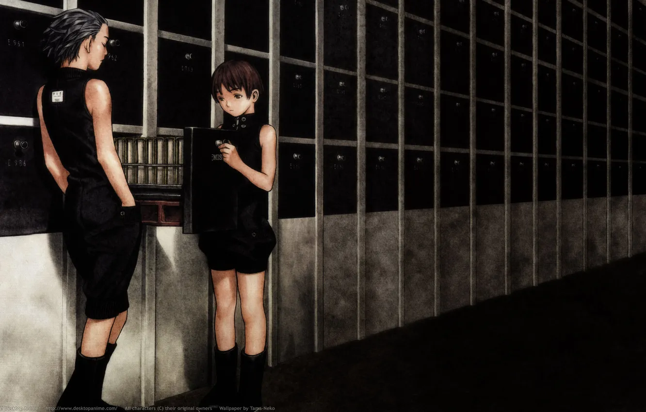 Photo wallpaper girl, search, paper, guy, documents, folder, archive