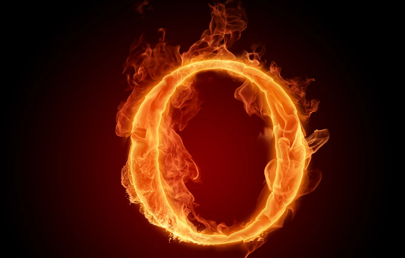 Photo wallpaper lights, letters, flame, Wallpaper, Litera