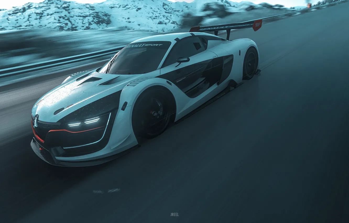 Photo wallpaper Auto, The game, Machine, Renault, Car, Driveclub, Game Art, by JREEL *