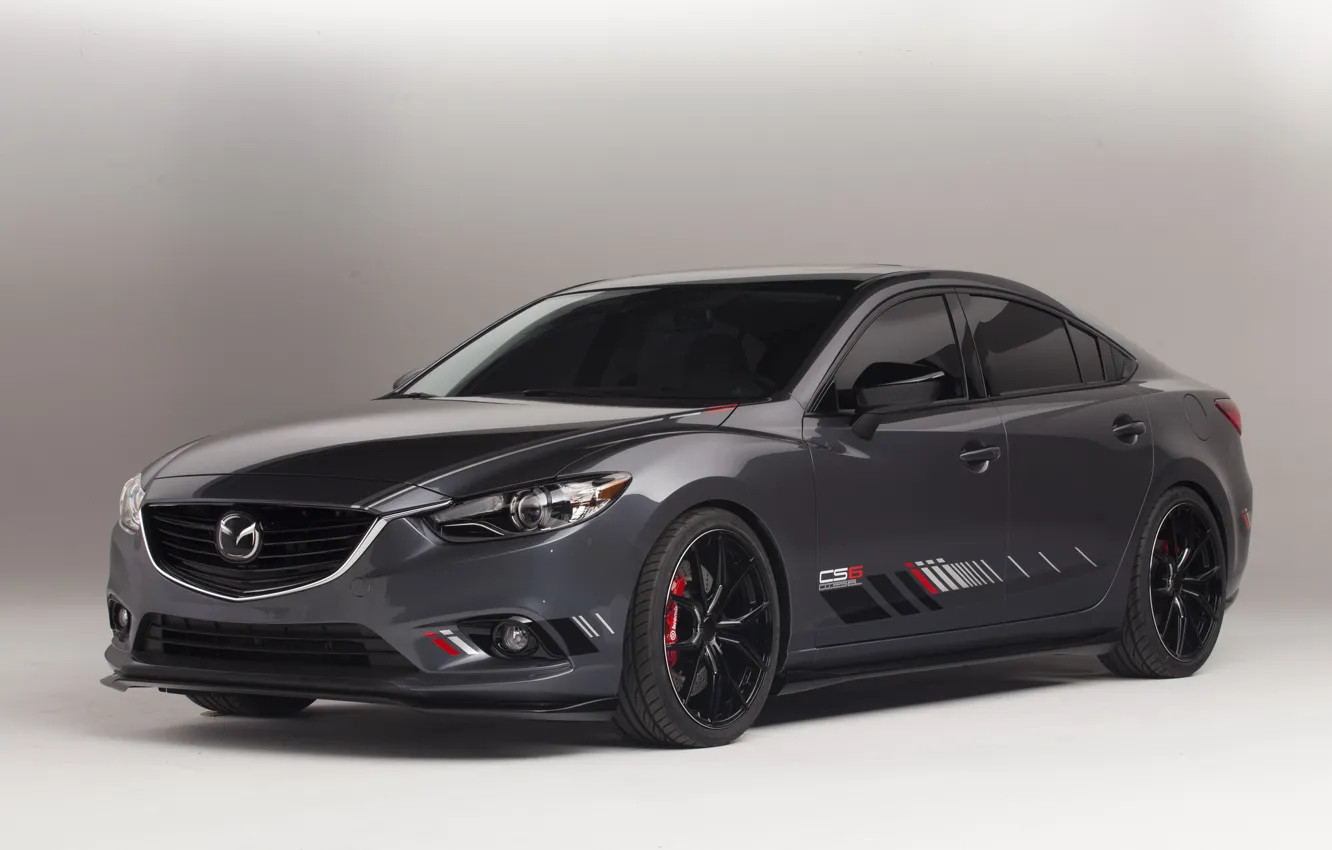 Photo wallpaper Concept, background, sedan, club, Sport, Mazda6