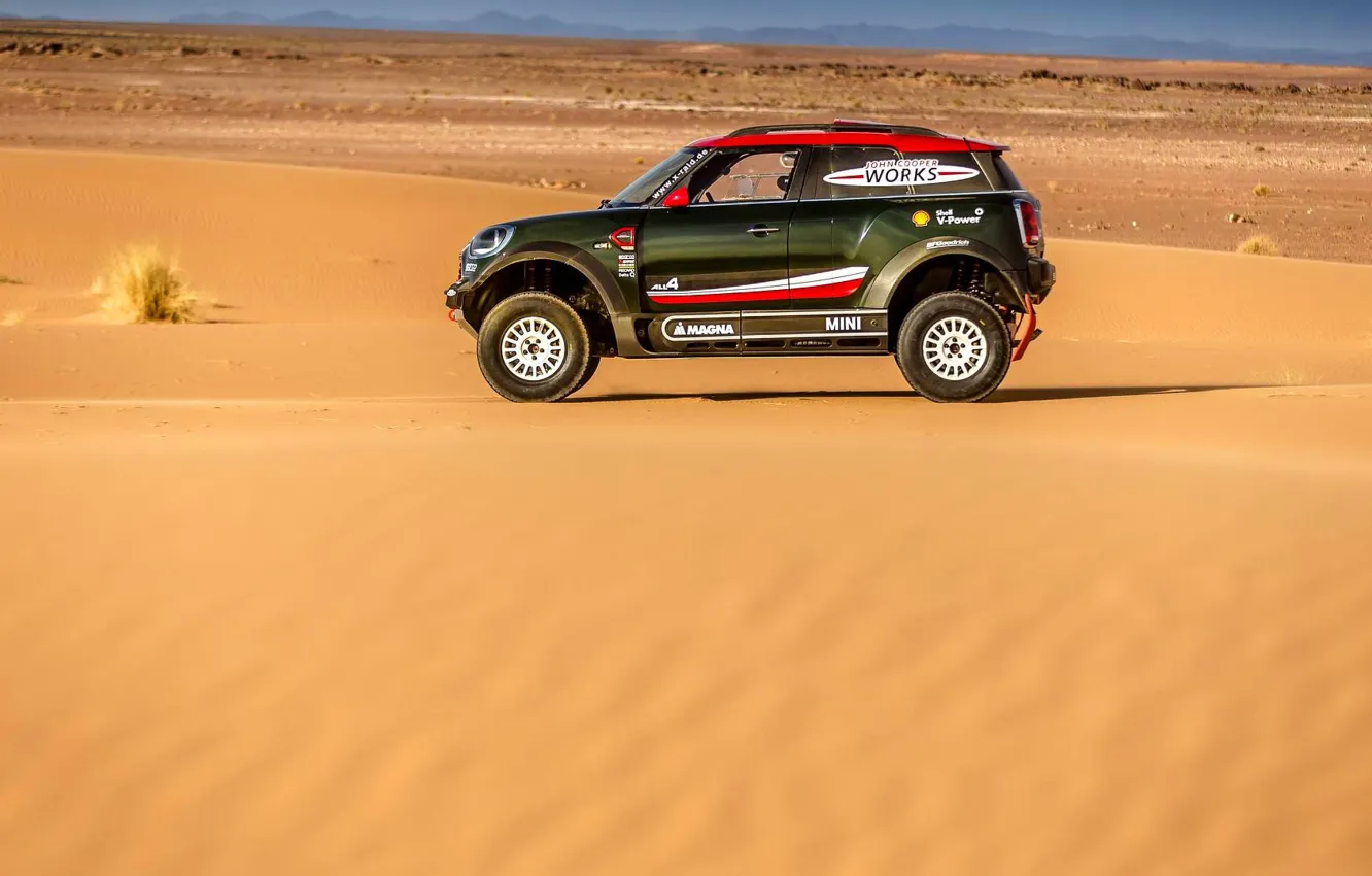 Photo wallpaper Sand, Mini, Sport, Desert, Rally, Dakar, Dakar, SUV