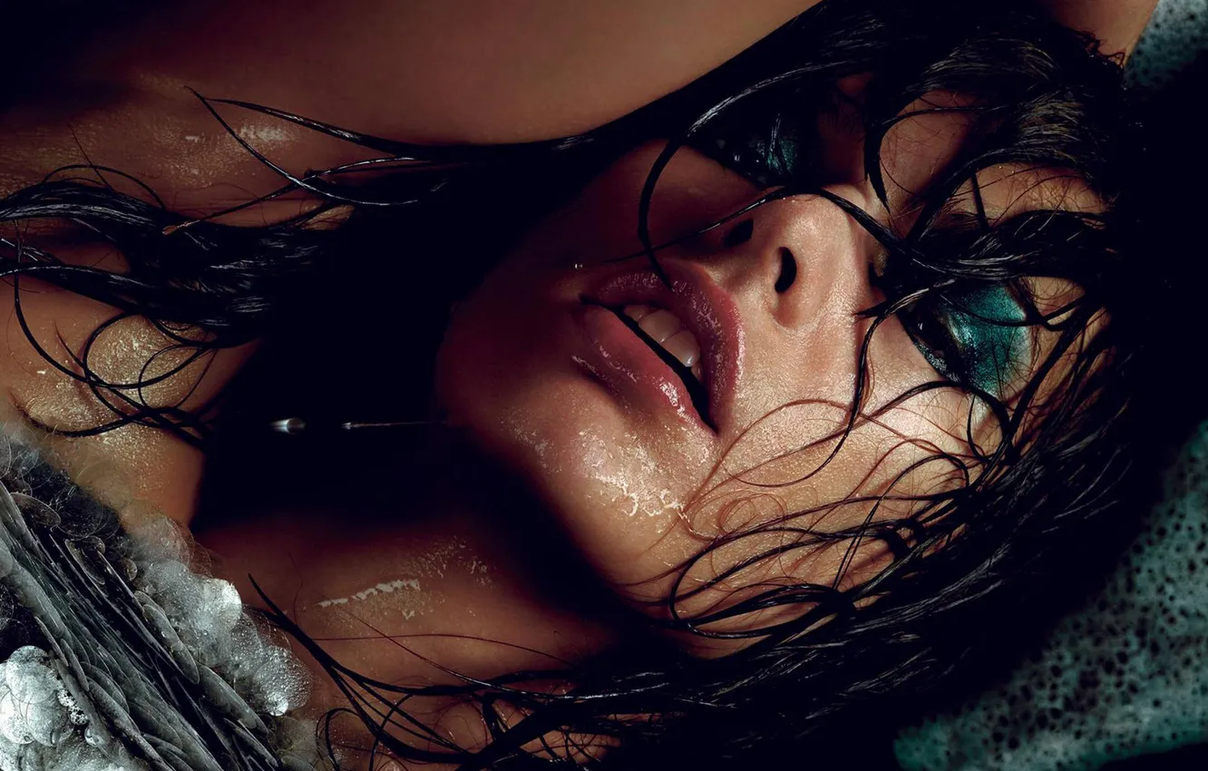 Photo wallpaper girl, model, Milla Jovovich, Mila Ivovic