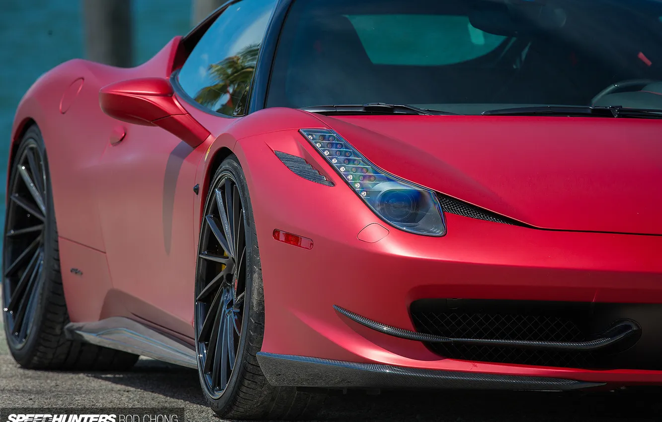 Photo wallpaper machine, auto, lights, Ferrari, Ferrari, wheels, drives, auto
