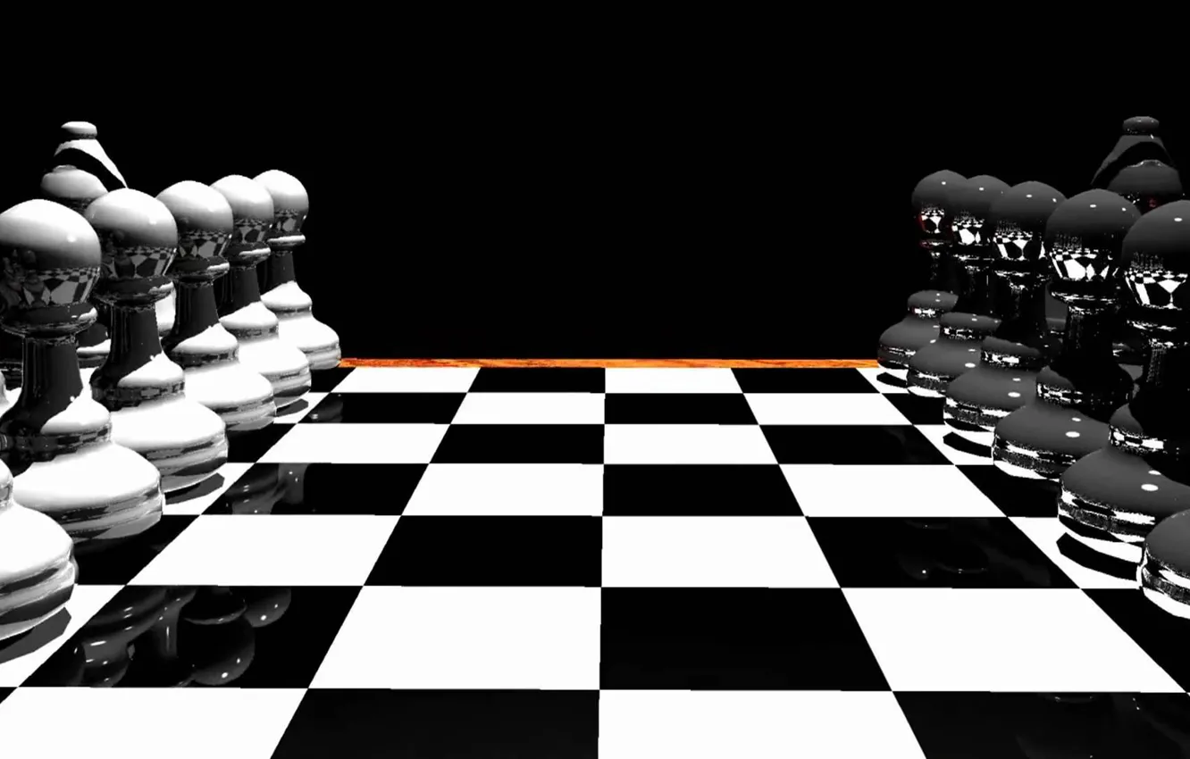 Photo wallpaper chess, good, Best