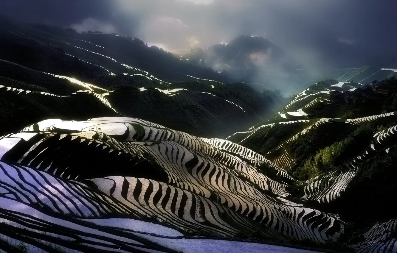 Photo wallpaper China, Guangxi, Zhongshan