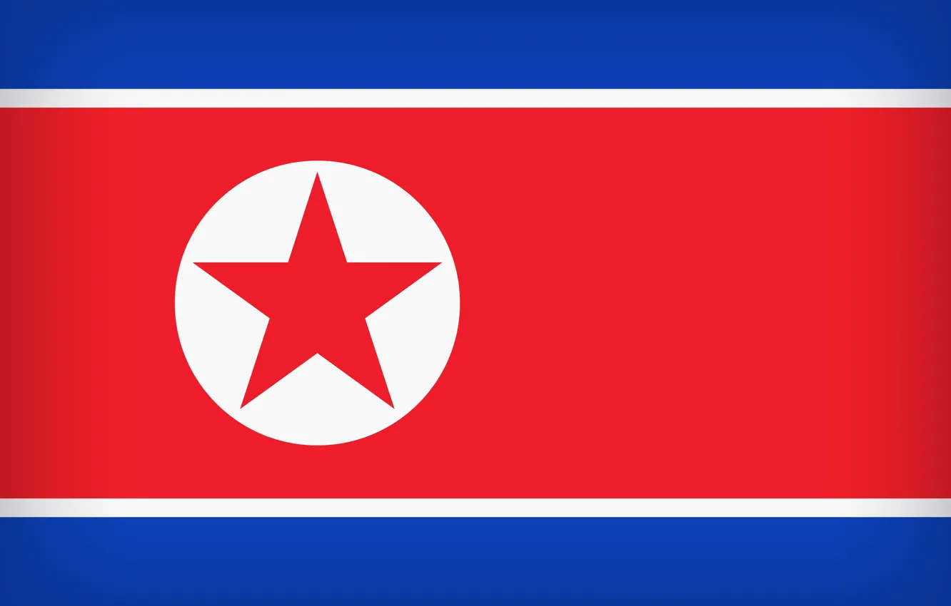 Photo wallpaper flag, North Korea, Flag Of North Korea, North Korea Large Flag, North Korean Flag