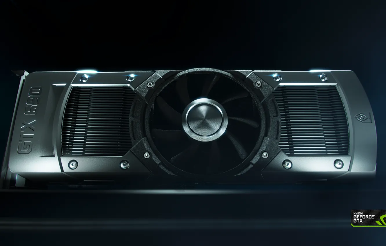 Photo wallpaper Nvidia, brand, NVIDIA, GeForce GTX 690, graphics card manufacturer