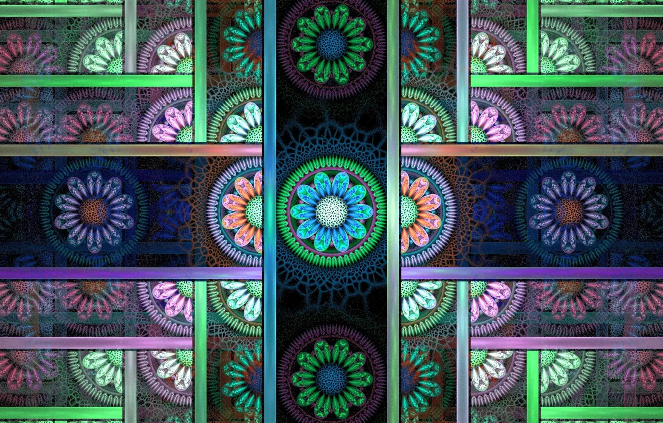 Photo wallpaper pattern, texture, symmetry