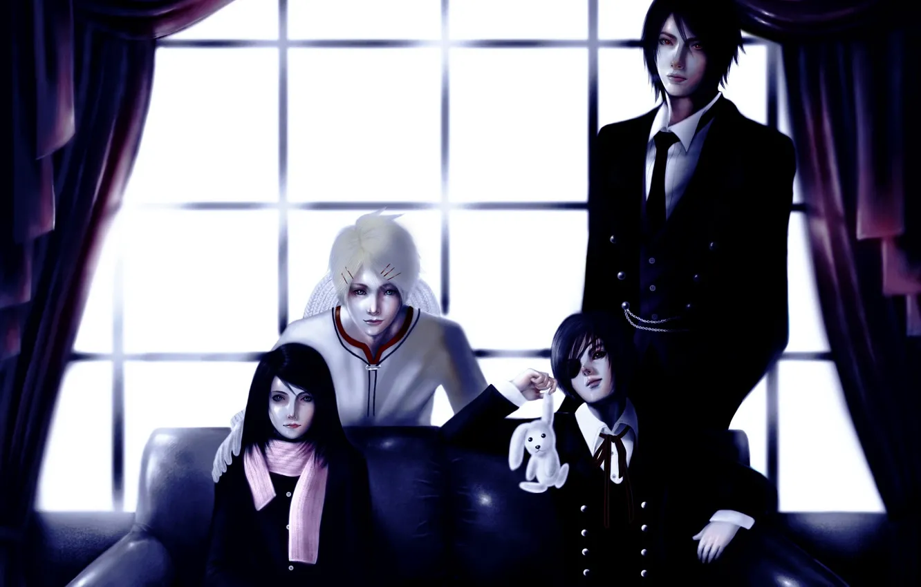 Photo wallpaper anime, art, kuroshitsuji, Dark Butler