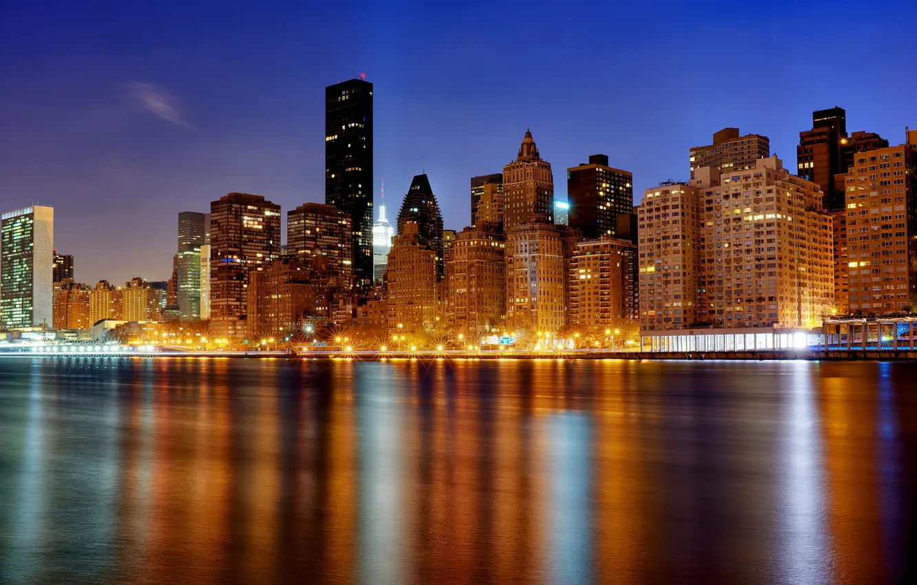 Photo wallpaper United States, New York, Roosevelt Island