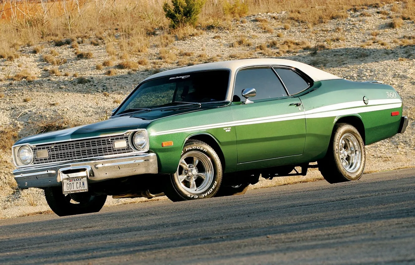 Photo wallpaper Muscle, Coupe, Vehicle, Plymouth Duster