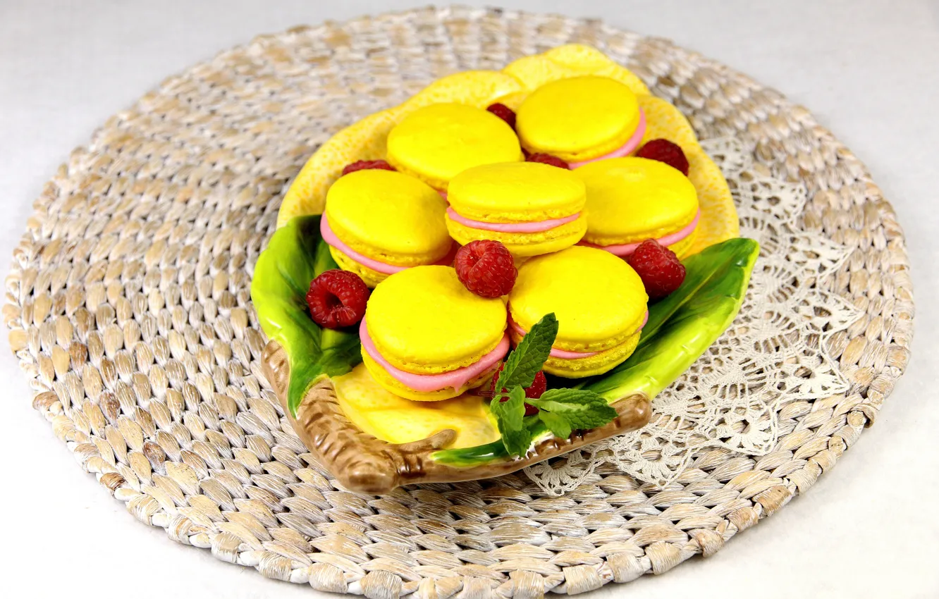 Photo wallpaper yellow, berries, raspberry, background, widescreen, Wallpaper, food, wallpaper