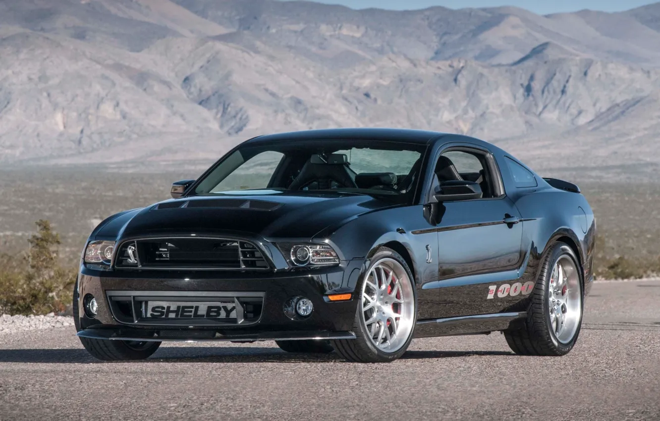 Photo wallpaper background, Mustang, Ford, Shelby, Ford, Mustang, the front, Muscle car