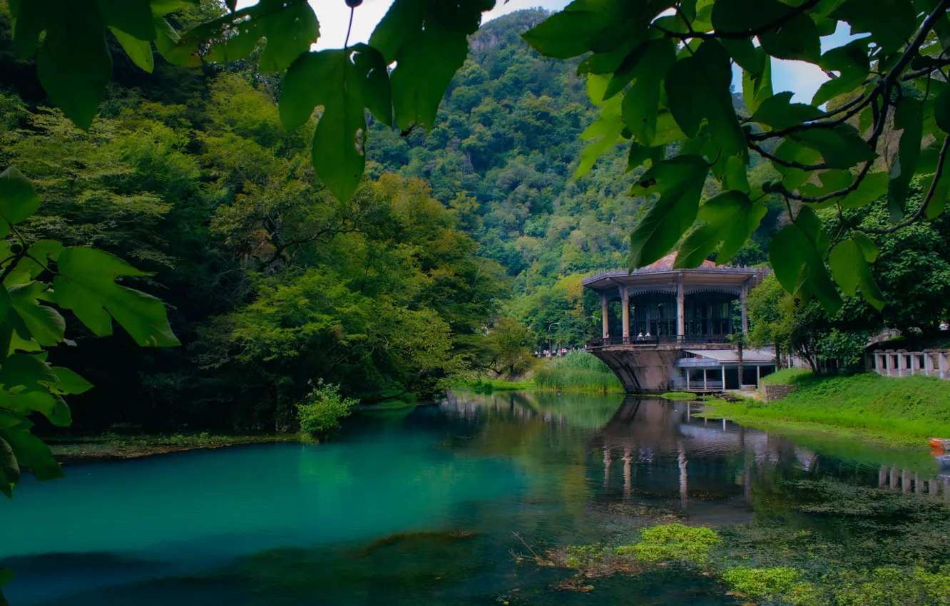 Photo wallpaper nature, Abkhazia, New Athos