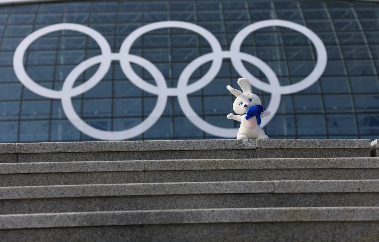 Photo wallpaper talisman, Olympics, Sochi, Bunny