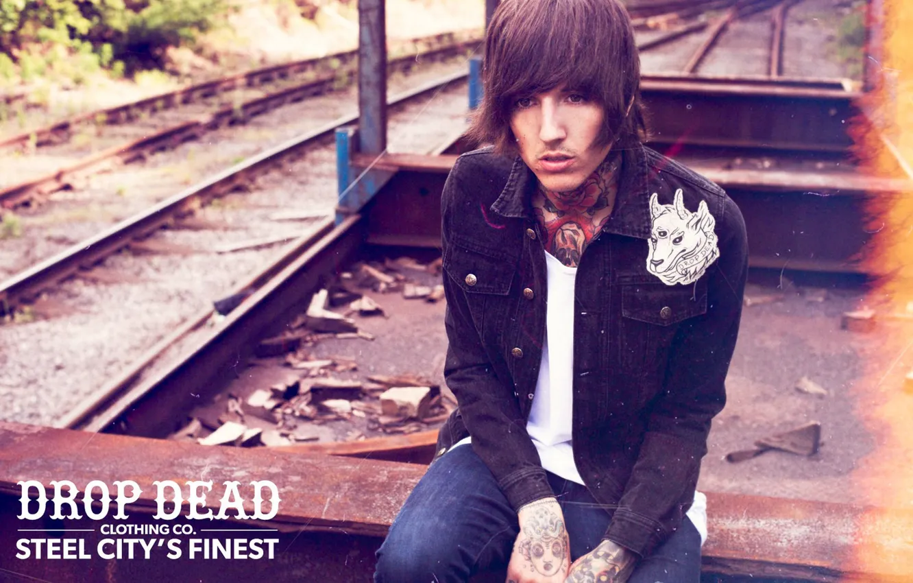 Photo wallpaper BMTH, drop dead, oliver, sykes, Bring Me The Horizon