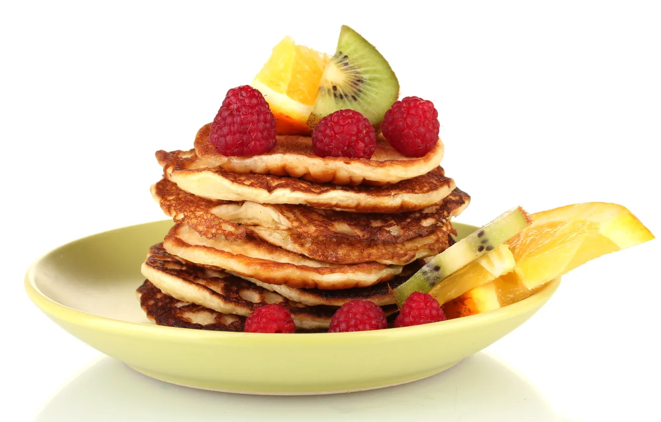 Photo wallpaper food, fruit, dish, pancakes