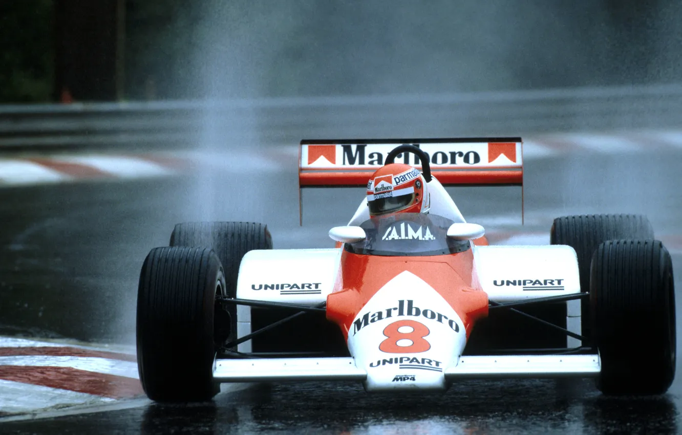 Photo wallpaper McLaren, formula 1, formula one, 1983, Belgien, Lauda
