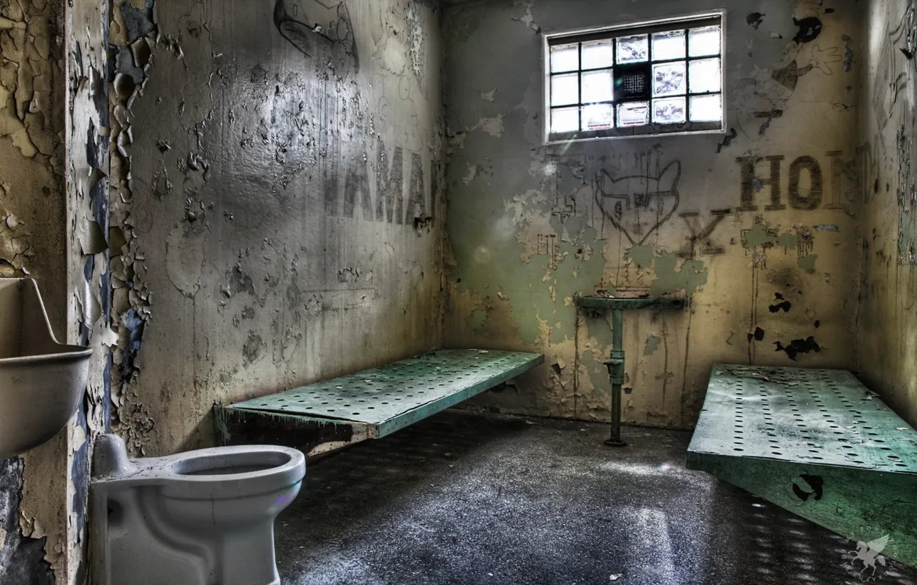 Photo wallpaper interior, camera, prison
