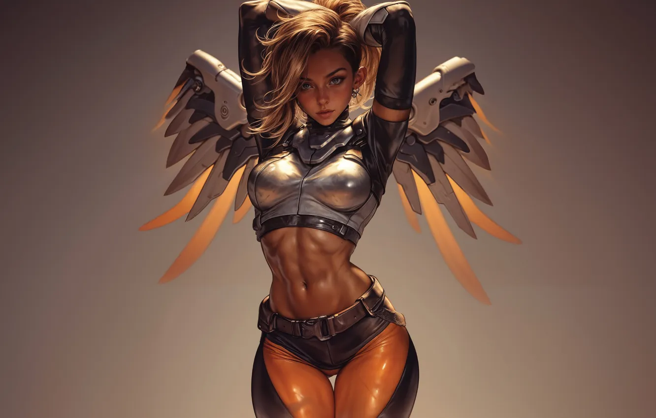 Photo wallpaper games, angel, fighting