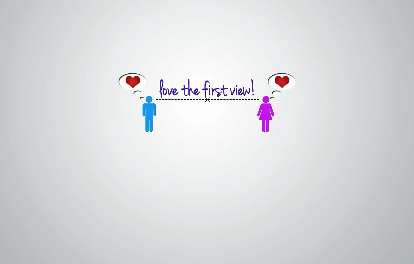 Photo wallpaper heart, romantic, Minimalism, loving