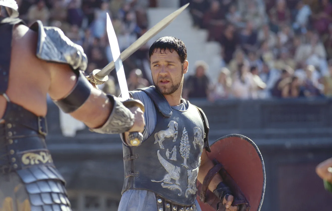 Photo wallpaper Gladiator, Maximus, Maximus, Gladiator, Russell Crowe, Russell Crowe