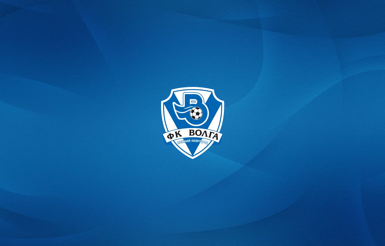 Photo wallpaper Volga, football club, Nizhny Novgorod, white-blue, Volzhane, volgari