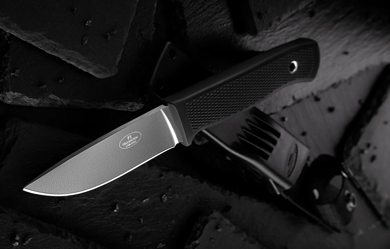 Photo wallpaper knife, sheath, Alexey Fedyukov, Fällkniven