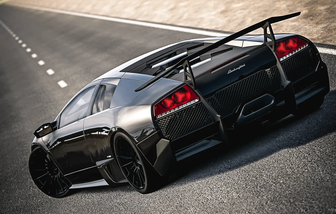 Photo wallpaper Lamborghini, Ass, Murcielago, SuperVeloce, LP670-4, Gran Turismo 6