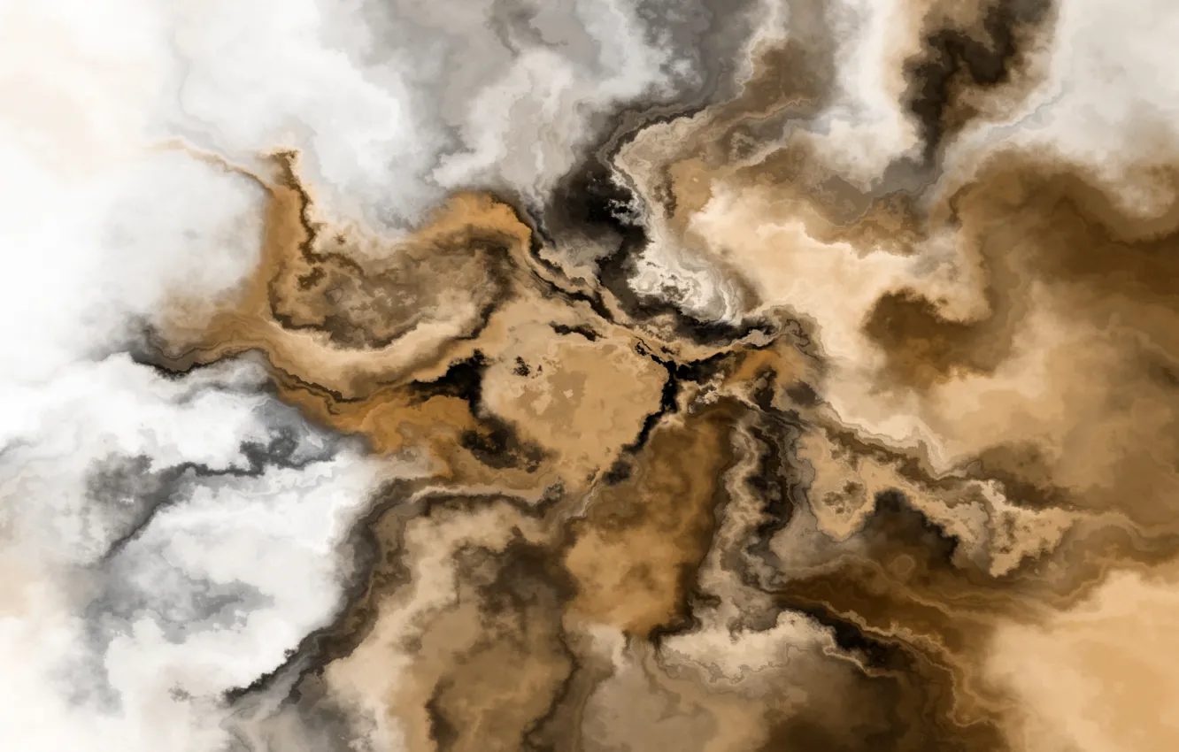 Photo wallpaper clouds, coffee, painting, sky, coffee