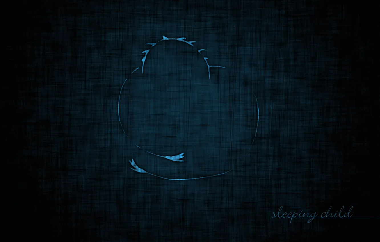 Photo wallpaper blue, background, dark