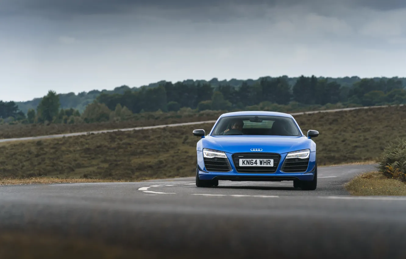 Photo wallpaper car, Audi, road, R8, Audi R8 LMX