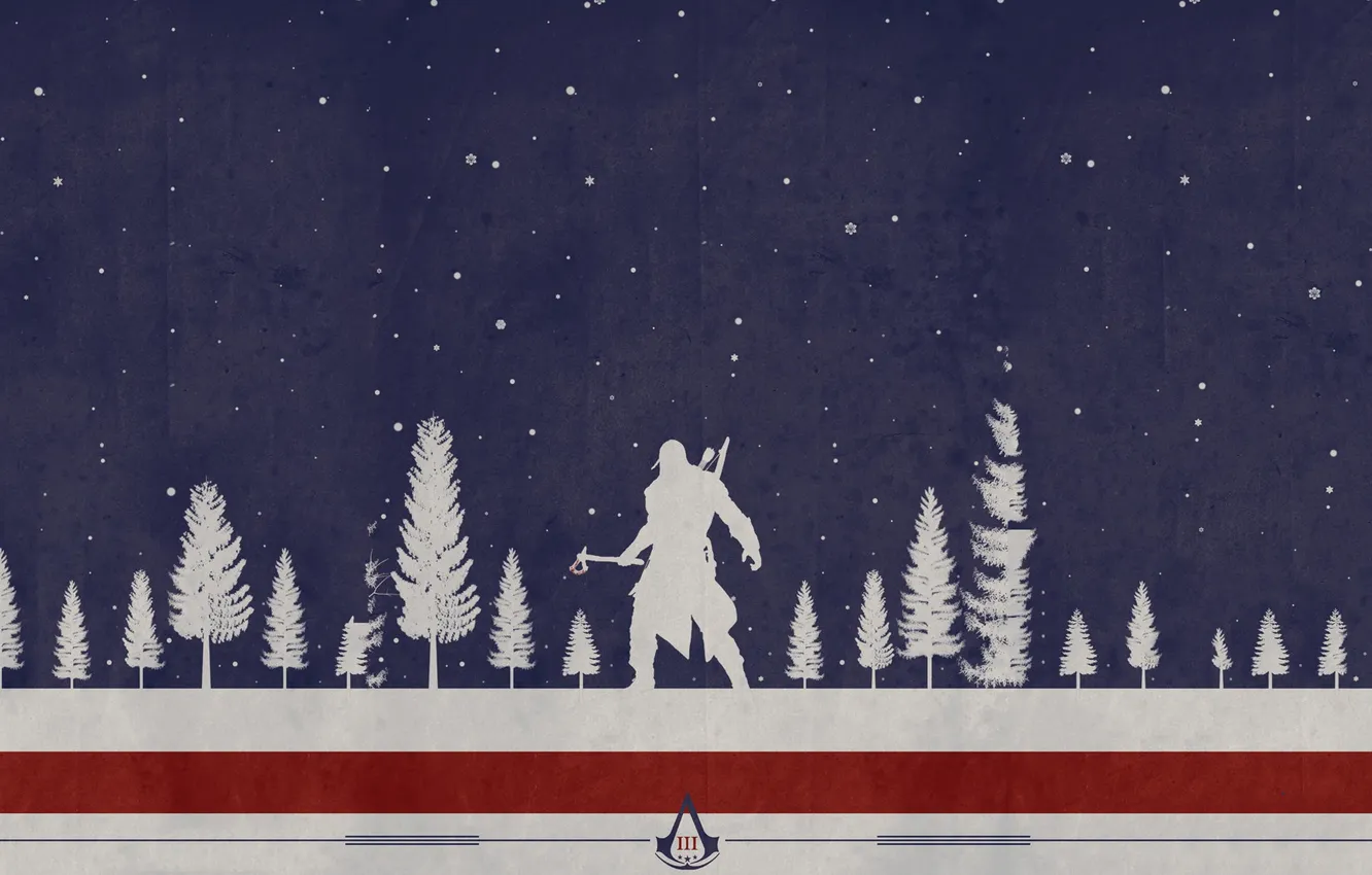 Photo wallpaper fan art, Radunhageydu, Assassin's Creed 3, Connor Kenuey